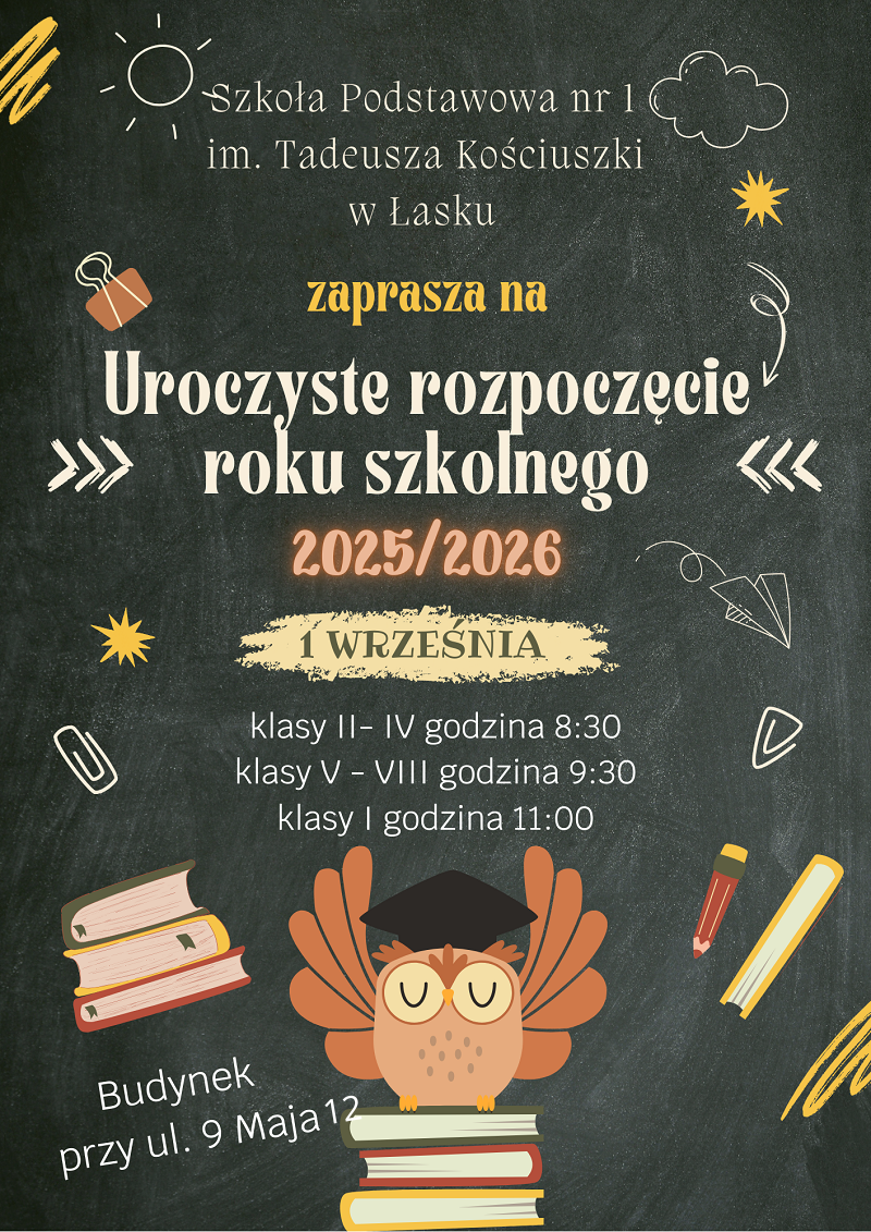 Uroczyste rozpoczęcie roku szkolnego 2025/2026