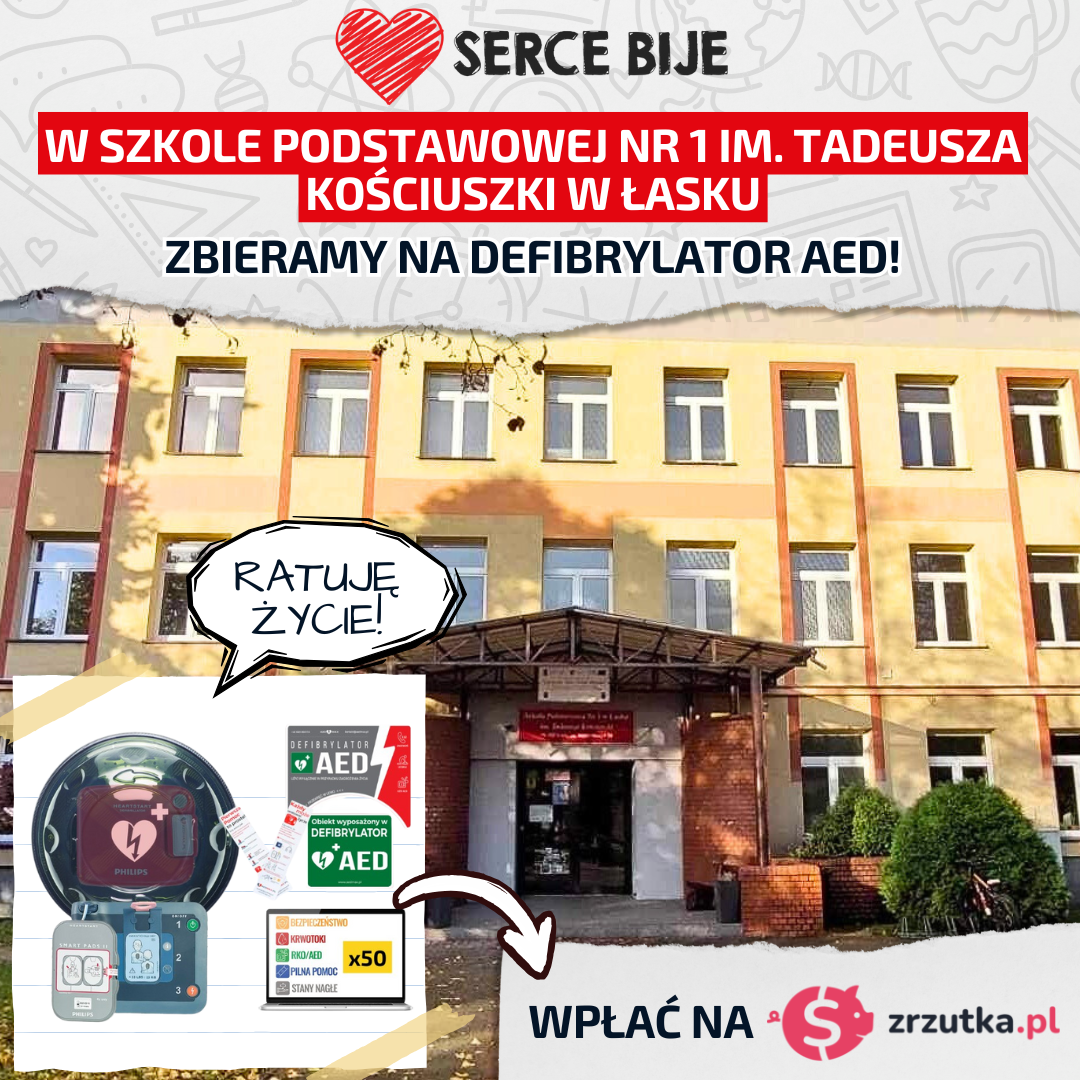 Zbiórka funduszy na defibrylator - zrzutka