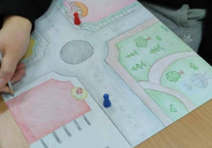 Plan miasta stworzony przez uczniów