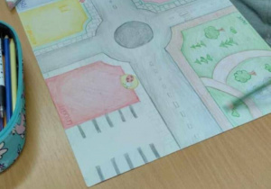 Plan miasta stworzony przez uczniów