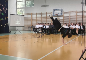 Występ ucznia kl. VIII