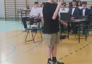 Występ ucznia kl. VIII